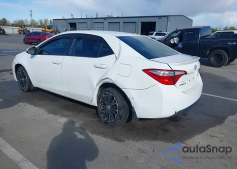 2014 Toyota Corolla S Plus z USA, uszkodzony, nr VIN 2T1BURHE0EC038052